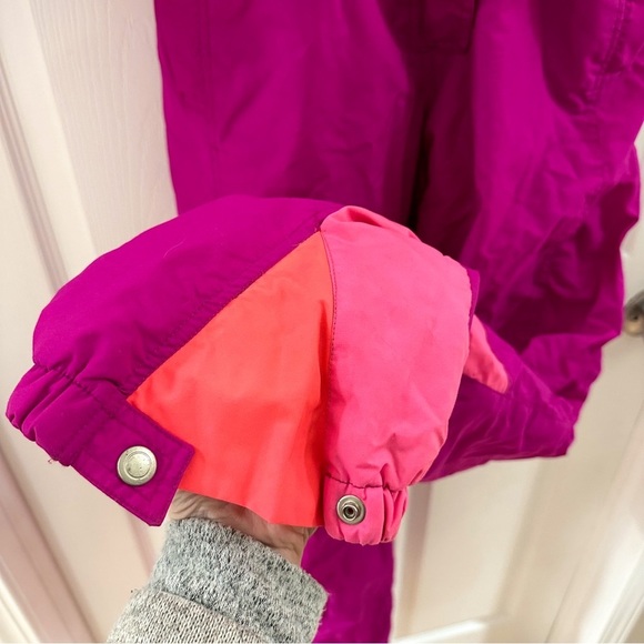 Inside Edge Women’s Vintage One Piece Snow Ski Suit Magenta Pink Orange sz Med - Picture 12 of 16